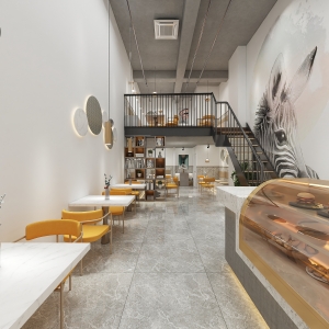 Quán cafe có gác nhỏ